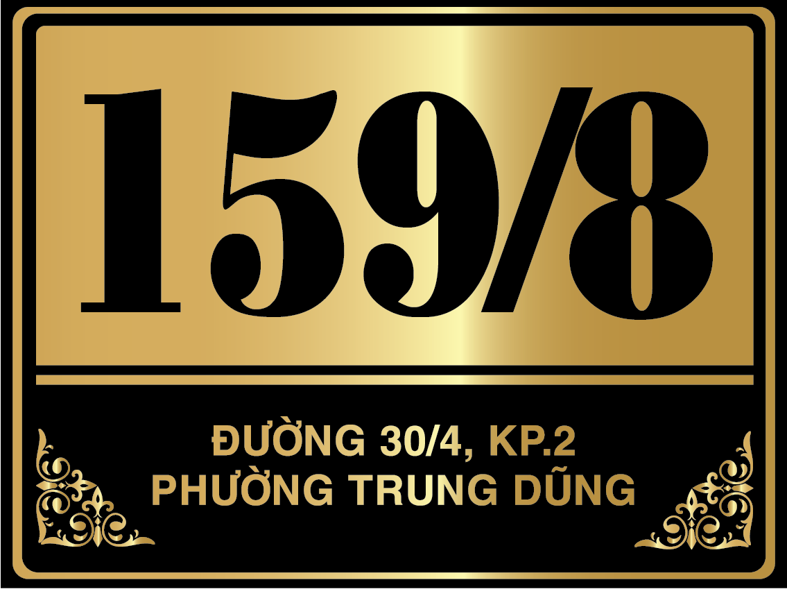 [SN-Mica-Mẫu 9] In bảng số nhà bền, đẹp